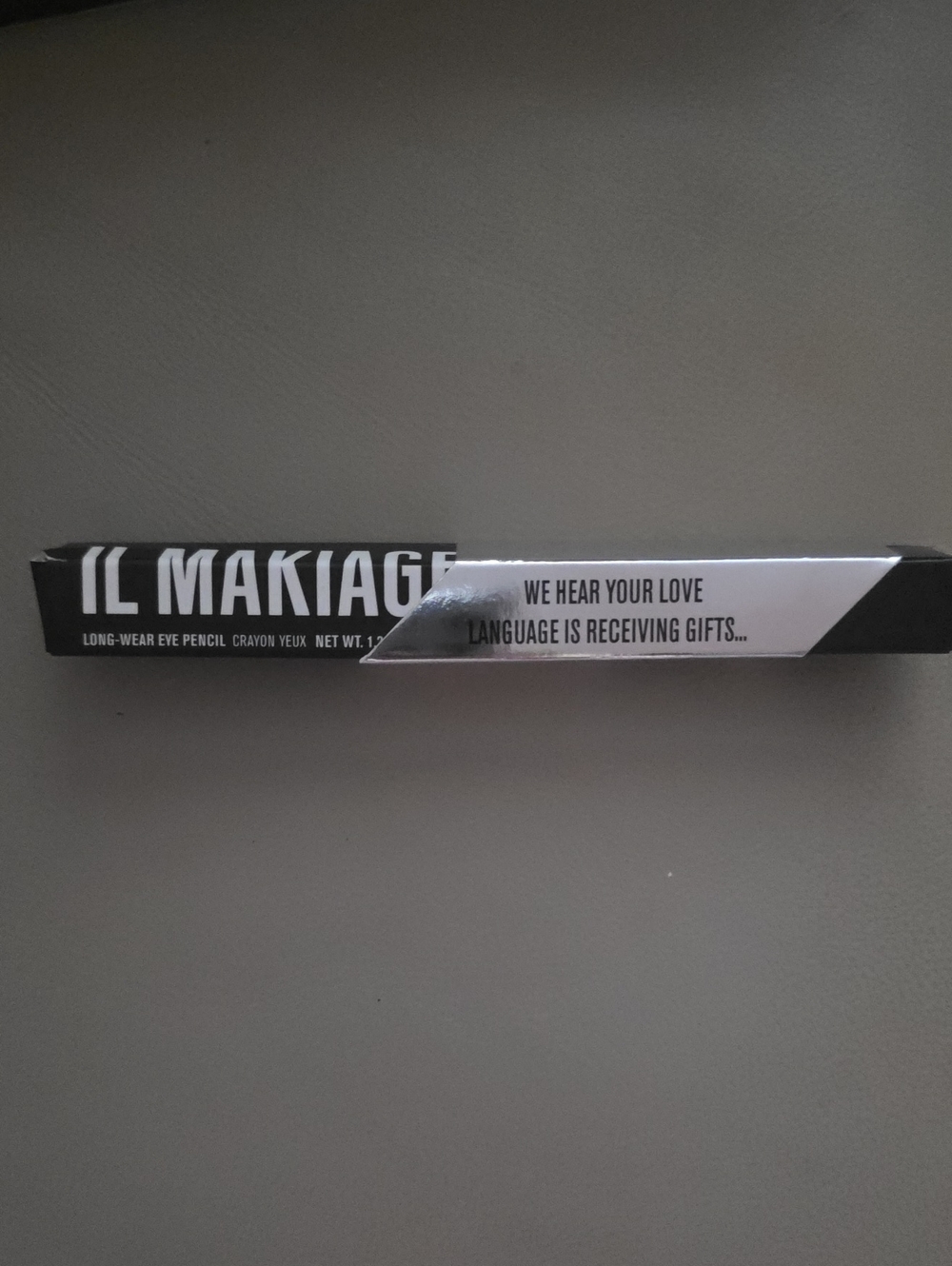 IL MAKIAGE Black and White Long-Wear Eye Pencil Packaging